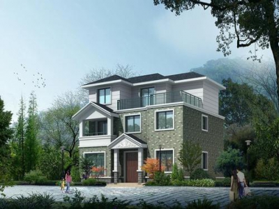 農(nóng)村自建別墅設(shè)計施工完成